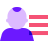 color glass style 사용자 메뉴 남자 icon