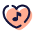 coração musical icon