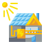 solar house icon