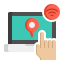 digital nomad icon