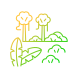 외부-열대우림-토지 유형-기타-papa-벡터 icon