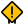 Caution with a exclamation mark on a signboard layout icon