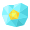 poly style sunny side up eggs icon