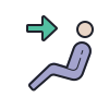 color hand drawn style 패널 아울렛 icon