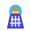 avantgarde style shuttlecock icon