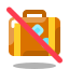 arcade style no baggage icon