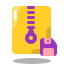 Zip-Archiv speichern icon