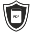 pdf file protection icon
