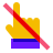 color glass style nicht tasten icon