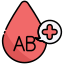 Bearicons-per-donazione-di-sangue-esterno-sangue-Rhesus-contorno-color-bearicons icon