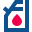 stencil style petrol icon