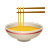 emoji de tigela fumegante icon