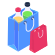 shopping bags icon