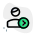 externe-utilisateur unique-avec-flèche-direction-droite-mise en page-classique-vert-tal-revivo icon