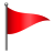 bandera triangular icon