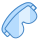 blue ui style 스키 고글 icon