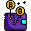 carteira-bitcoin-externa-criptomoeda-justicon-lineal-color-justicon icon