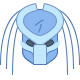 office l style predator icon