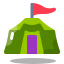 arcade style military base icon