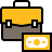 money briefcase icon