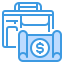 Briefcase and Blueprint icon