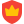 Crown in sheild shaped premium membership logotype icon