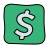 doodle style cash app icon