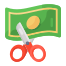 Cut Banknote icon