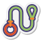 stickers style hundeleine icon