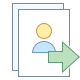 office l style send hot list icon