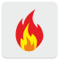 Flame icon