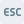 Escape or skip function key in computer keyboard icon