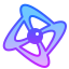 gradient style fusão de equipe de cliques icon