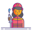 Hombre bombero icon