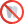 Opening up the dentistry is banned isolated on a white background icon