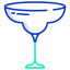Außen-Margarita-Glas-Bar-Gläser-Icongeek26-Umriss-Farbe-Icongeek26-2 icon