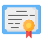 external-Certificate-recruitment-nawicon-flat-nawicon icon