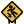 Wet floor warning sign on a layout icon