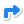 mini stickers style up right icon