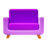 3d fluency style sofa icon