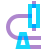 water color style microscopio icon