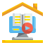 external-online-learning-stay-at-home-wanicon-flat-wanicon icon