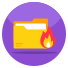 Folder Burning icon