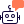Advanced robot with a internal service message chat bubble isolated on a white background icon