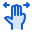 Ganze Hand icon