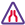 panneau de rétrécissement de la route icon