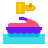 color glass style 水上运动出租 icon