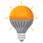 led lamp icon
