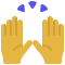 externo-celebrar-mãos-e-gestos-peixe-plano-suculento icon