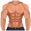 muscles-externes-fitness-gym-justicon-flat-justicon icon